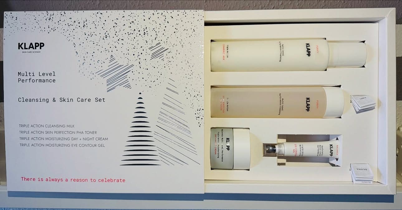KLAPP Cleansing & Skin Care Set mit Reinigungsmilch, Tonic und Pflegecreme im Hautatelier Kastlan.